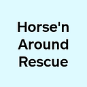 Horse N Around Rescue Ranch logo