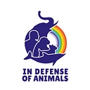 In Defense Of Animals logo
