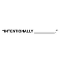 Intentionally Blank logo