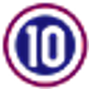 It's a 10 Haircare logo