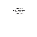 J.D. Goss Construction Company logo