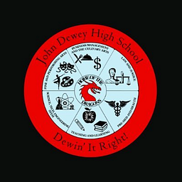 JOHN DEWEY HIGH SCHOOL logo