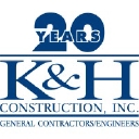 K&H Construction, Inc.; General Contractors/Engineers logo