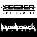Keezer Sportswear / Landmark Graphics logo
