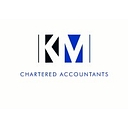 Km , Chartered Accountants logo
