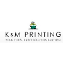KM PRINTING logo