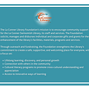 La Conner Library Foundation logo