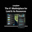 Land App logo