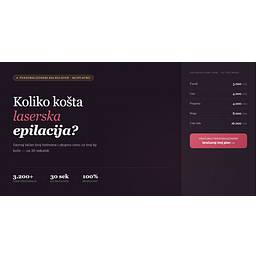 Laserska Epilacija Kalkulator