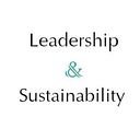 Leadership & Sustainability logo