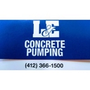 L&E Concrete Pumping logo