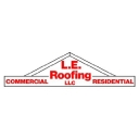 L.E. Roofing logo