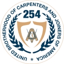United Brotherhood Of Carpenters & Joiners Of America Local 254 logo