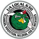 Plumbers and Pipefitters Lu 630 logo