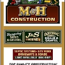 M&H Construction logo
