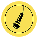 MicDrop! Advertising logo