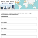 Mindful Life, Mindful Work logo