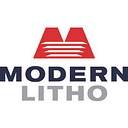 Modern Litho L Brown Printing logo