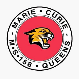 MS 158 MARIE CURIE logo
