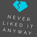 neverlikeditanyway.com logo