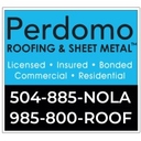 Perdomo Roofing & Sheet Metal logo