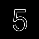 Number 5 logo