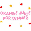 Logo for orangejuicefordinner.com