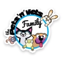 The Pets'n'vets Family logo