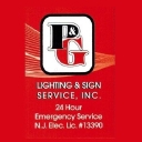 P&G Lighting Sign Service logo