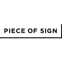 PIECE OF SIGN