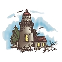 Personalized Nursing Light House logo