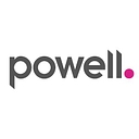 Powell. logo