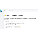 PR Explainer Bot logo