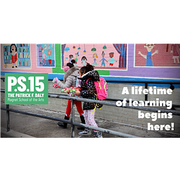 PS 15 PATRICK F DALY logo