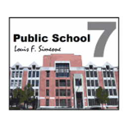 PS 7 LOUIS F SIMEONE logo