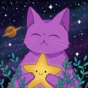 Purrple Cat logo