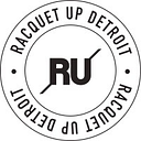 Racquet up Detroit logo