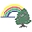 Rainbow Landscaping logo