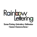 Rainbow Lettering logo