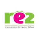 RE2 International Computer School logo