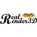 Realrender3d logo