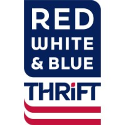 Red White & Blue Thrift Store logo
