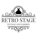 retro stage logo