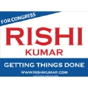 Rishi Kumar For Congress logo