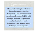 Rubius Therapeutics, Inc. logo