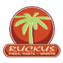 Ruckus Pizza logo