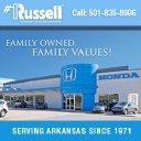 Russell Honda logo