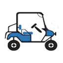 Saddleback Golf Cars logo