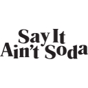Say it ain't soda logo