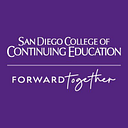 The San Diego College of Continuing logo